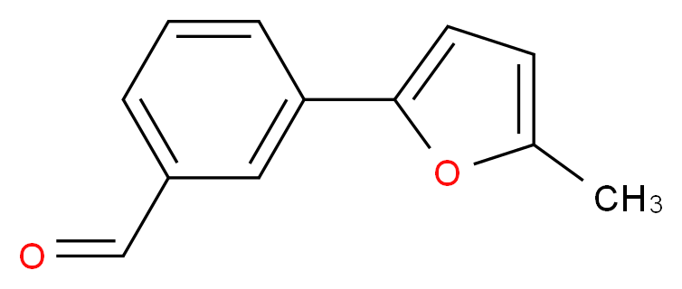 3-(5-methylfuran-2-yl)benzaldehyde_分子结构_CAS_400745-03-1