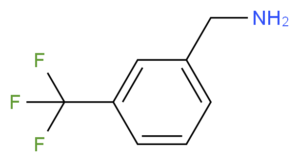 3-(三氟甲基)苯甲胺_分子结构_CAS_2740-83-2)