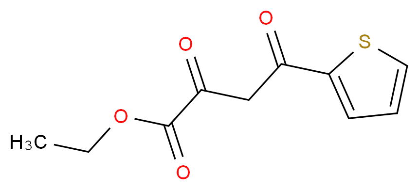 ethyl 2,4-dioxo-4-(2-thienyl)butanoate_分子结构_CAS_36983-36-5)