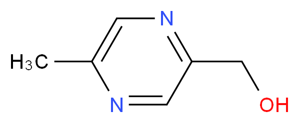 (5-methyl-2-pyrazinyl)methanol_分子结构_CAS_61892-95-3)