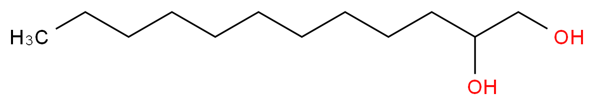 Dodecane-1,2-diol_分子结构_CAS_1119-87-5)