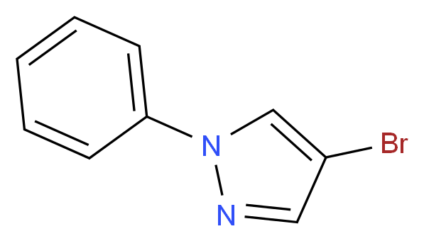 4-Bromo-1-phenyl-1H-pyrazole_分子结构_CAS_15115-52-3)