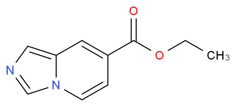 ethyl imidazo[1,5-a]pyridine-7-carboxylate_分子结构_CAS_518979-75-4