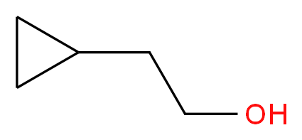 2-cyclopropylethan-1-ol_分子结构_CAS_2566-44-1