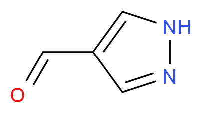 1H-pyrazole-4-carbaldehyde_分子结构_CAS_35344-95-7