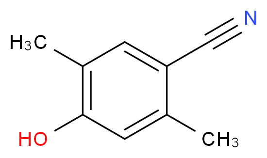 2,5-Dimethyl-4-hydroxybenzonitrile_分子结构_CAS_85223-94-5)