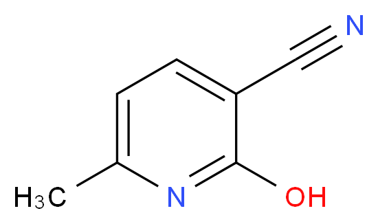 3-氰基-6-甲基-2-羟基吡啶_分子结构_CAS_4241-27-4)