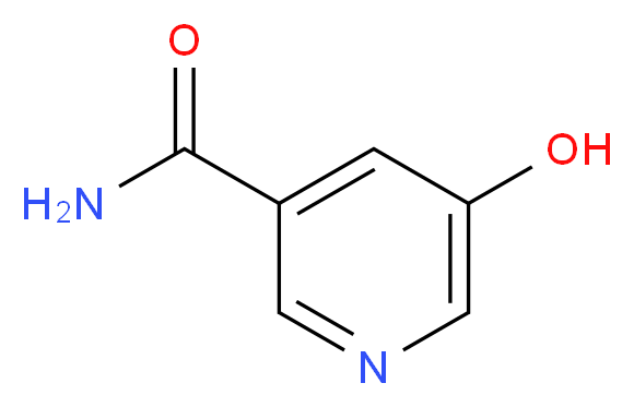 5-hydroxypyridine-3-carboxamide_分子结构_CAS_)