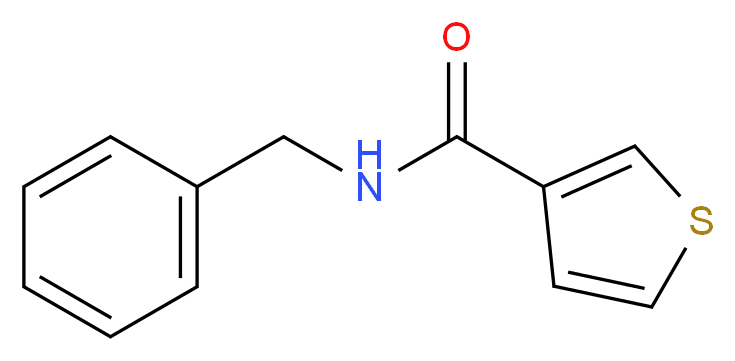 N-Benzylthiophene-3-carboxamide_分子结构_CAS_)