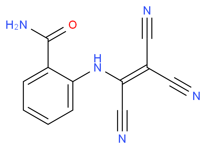 2-[(1,2,2-trinitrilovinyl)amino]benzamide_分子结构_CAS_)