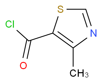 4-methyl-1,3-thiazole-5-carbonyl chloride_分子结构_CAS_54237-09-1