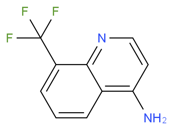 8-(trifluoromethyl)quinolin-4-amine_分子结构_CAS_243977-15-3