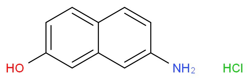 7-Amino-2-naphthol hydrochloride_分子结构_CAS_93-36-7)