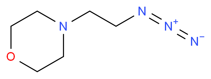 4-(2-azidoethyl)morpholine_分子结构_CAS_660395-39-1