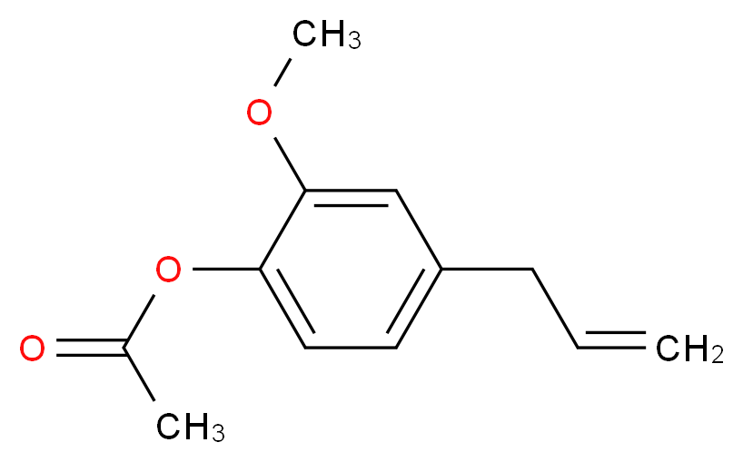 EUGENYL ACETATE_分子结构_CAS_93-28-7)