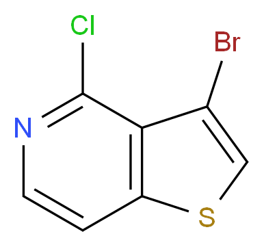 3-Bromo-4-chlorothieno[3,2-c]pyridine_分子结构_CAS_29064-82-2)