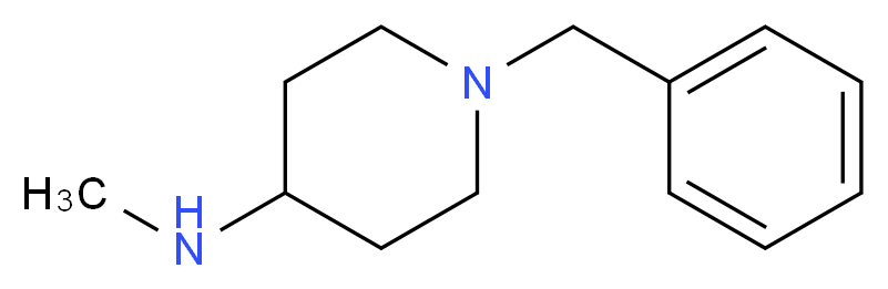 1-benzyl-N-methylpiperidin-4-amine_分子结构_CAS_7006-50-0