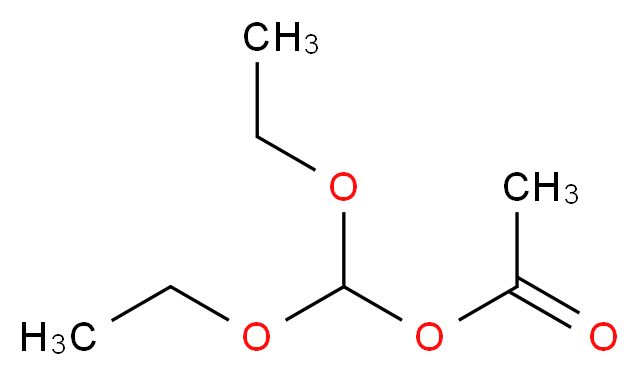 diethoxymethyl acetate_分子结构_CAS_14036-06-7