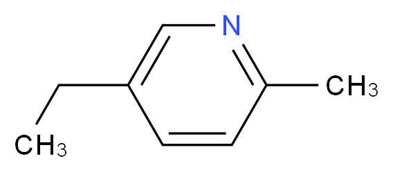 5-乙基-2-甲基-吡啶_分子结构_CAS_104-90-5)