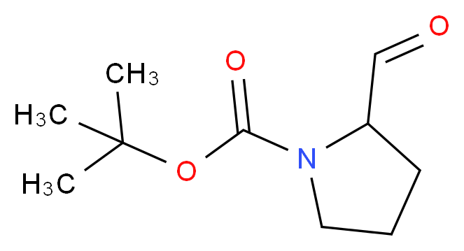 tert-butyl 2-formylpyrrolidine-1-carboxylate_分子结构_CAS_69610-41-9)