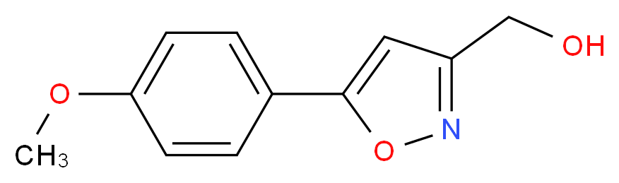 [5-(4-Methoxyphenyl)isoxazol-3-yl]methanol_分子结构_CAS_58492-77-6)