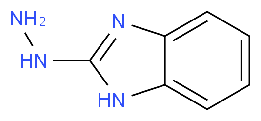 2-Hydrazino-1H-benzimidazole_分子结构_CAS_15108-18-6)