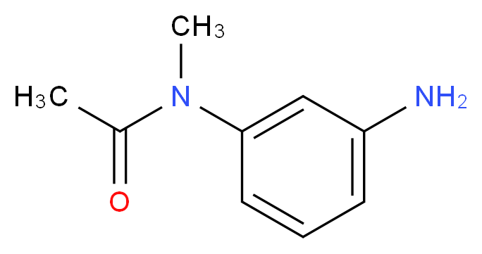 N-(3-Aminophenyl)-N-methylacetamide_分子结构_CAS_61679-27-4)