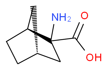 (1S,4R)-2-aminobicyclo[2.2.1]heptane-2-carboxylic acid_分子结构_CAS_20448-79-7