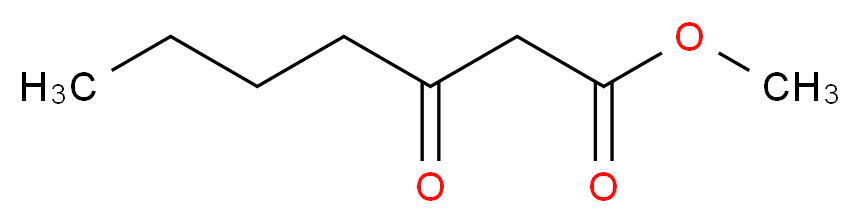 methyl 3-oxoheptanoate_分子结构_CAS_39815-78-6