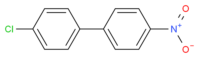 1-(4-chlorophenyl)-4-nitrobenzene_分子结构_CAS_6242-97-3