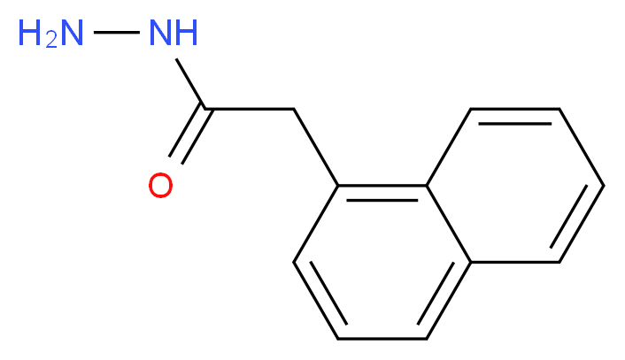 2-(1-Naphthyl)acetohydrazide_分子结构_CAS_34800-90-3)