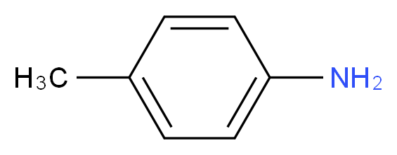 4-methylaniline_分子结构_CAS_106-49-0