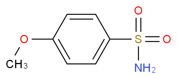 4-Methoxybenzenesulfonamide_分子结构_CAS_1129-26-6)