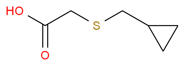 [(Cyclopropylmethyl)thio]acetic acid_分子结构_CAS_959241-50-0)