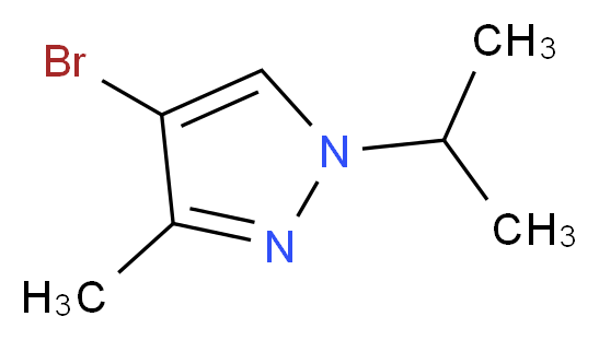 4-Bromo-1-isopropyl-3-methyl-1H-pyrazole_分子结构_CAS_1215295-87-6)