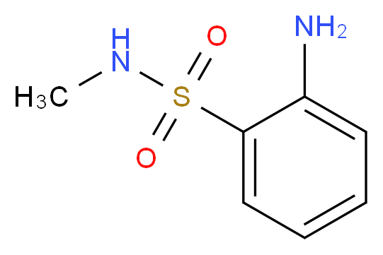 2-Amino-N-methylbenzenesulfonamide_分子结构_CAS_16288-77-0)