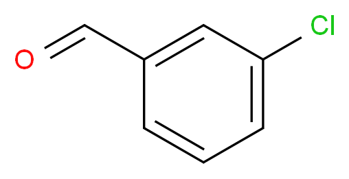 3-chlorobenzaldehyde_分子结构_CAS_587-04-2