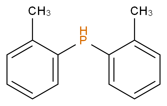 bis(2-methylphenyl)phosphane_分子结构_CAS_29949-64-2