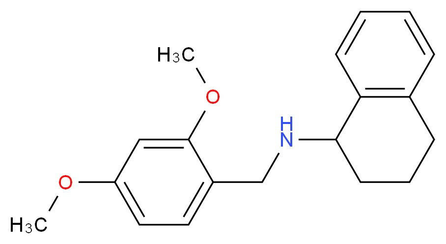 (2,4-dimethoxybenzyl)1,2,3,4-tetrahydronaphthalen-1-ylamine_分子结构_CAS_356092-37-0)