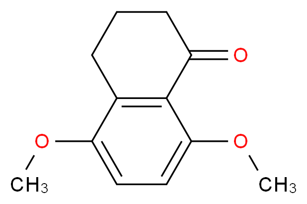 5,8-dimethoxy-1,2,3,4-tetrahydronaphthalen-1-one_分子结构_CAS_1015-55-0