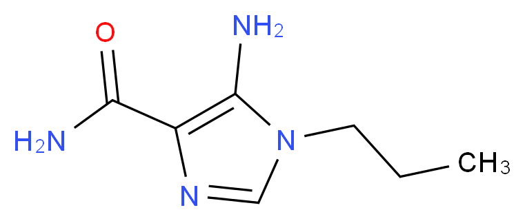 5-amino-1-propyl-1H-imidazole-4-carboxamide_分子结构_CAS_61507-88-8)