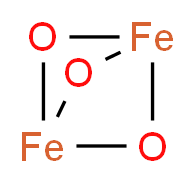 Iron(III) oxide_分子结构_CAS_1309-37-1)