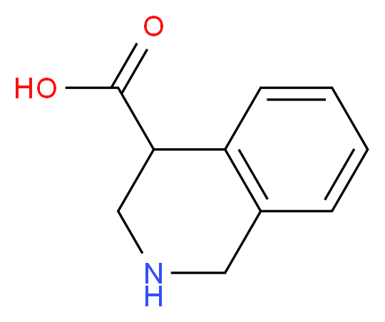 1,2,3,4-tetrahydroisoquinoline-4-carboxylic acid_分子结构_CAS_116140-19-3)