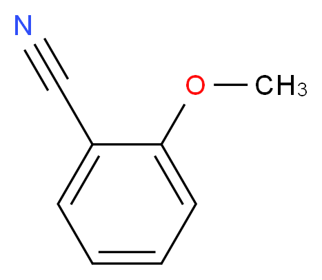 2-Methoxybenzonitrile_分子结构_CAS_6609-56-9)