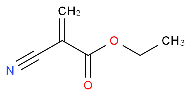 ethyl 2-cyanoprop-2-enoate_分子结构_CAS_7085-85-0