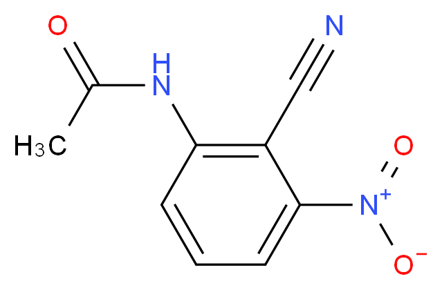 N-(2-CYANO-3-NITROPHENYL)ACETAMIDE_分子结构_CAS_77326-60-4)