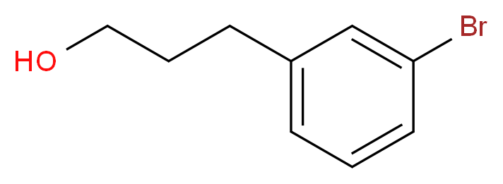 3-(3-bromophenyl)propan-1-ol_分子结构_CAS_65537-54-4