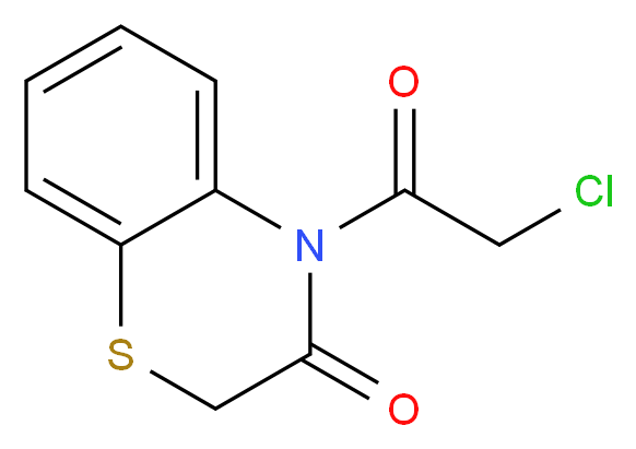 4-(2-Chloroacetyl)-2H-1,4-benzothiazin-3(4H)-one_分子结构_CAS_68321-41-5)