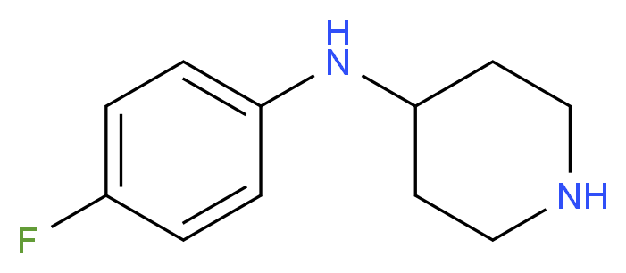 N-(4-Fluorophenyl)piperidin-4-amine_分子结构_CAS_)