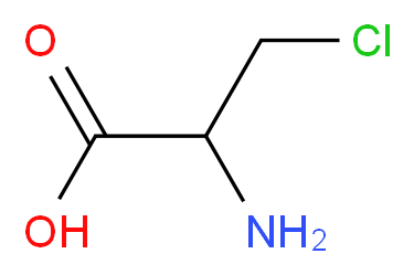 2-amino-3-chloropropanoic acid_分子结构_CAS_13215-35-5